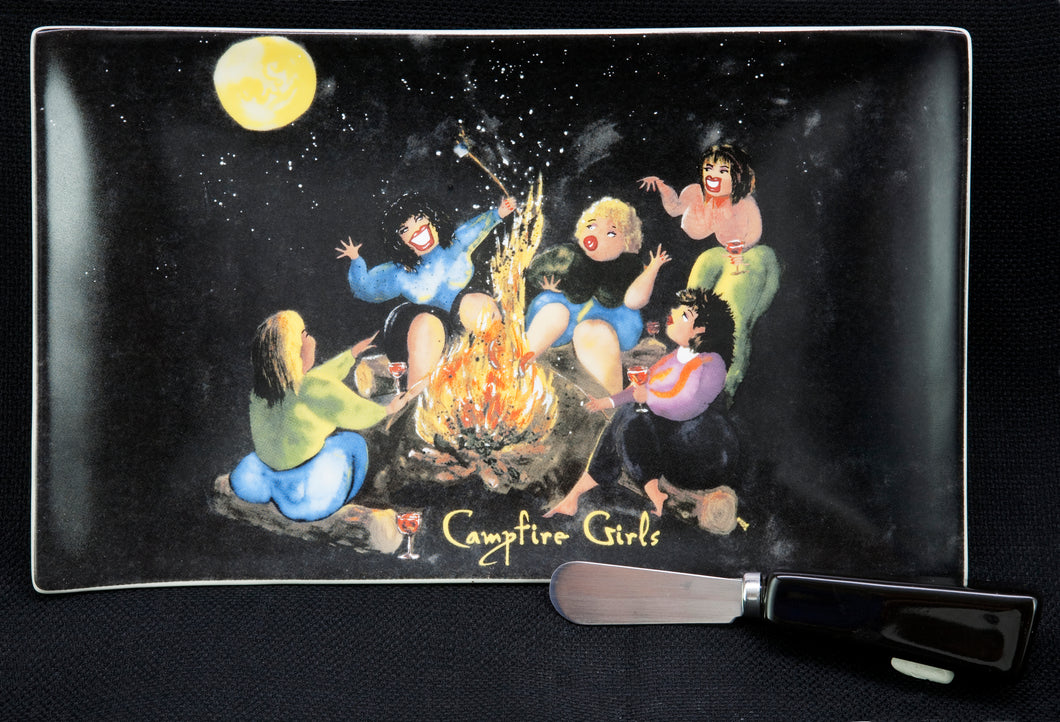 Campfire girls tapas plate