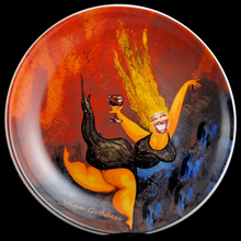 Load image into Gallery viewer, Wine-Themed Wild Women Dessert Plates